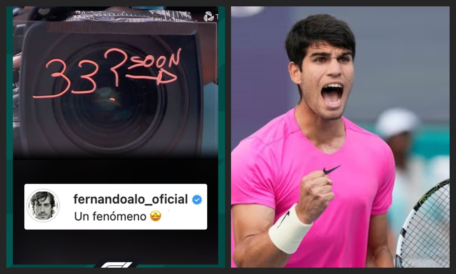 F1: Tennis Pro Alcaraz Thinks Alonso’s 33rd GP Victory May Come Soon 