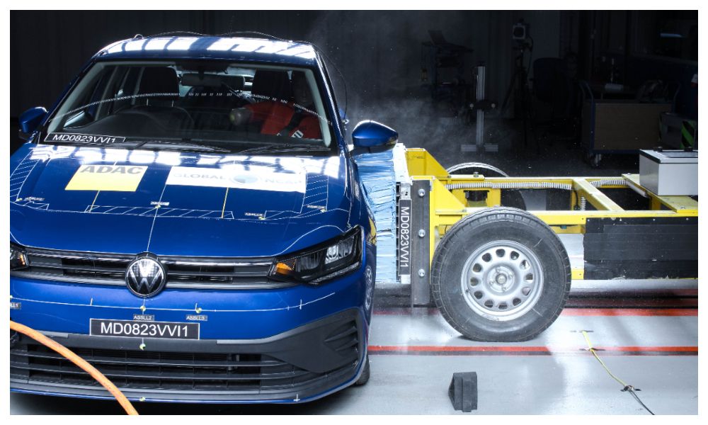 volkswagen virtus side impact crash test global ncap carandbike