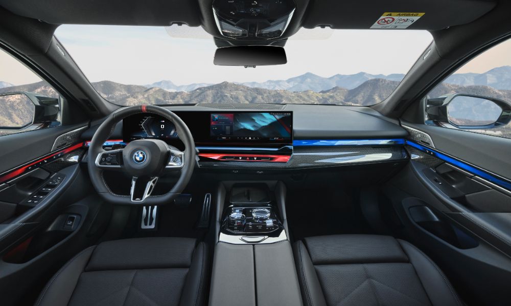 bmw i5 electric sedan revealed gets 812 kwh battery over 500km range carandbike 3