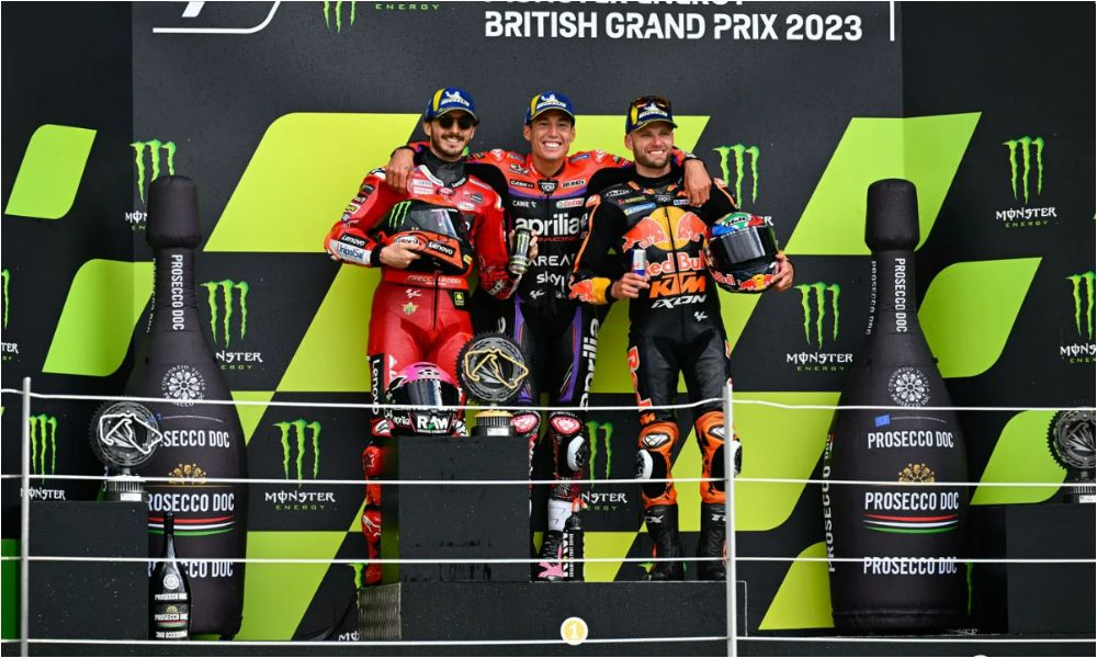 2023 British MotoGP Race Report: Aleix Espargaro Win A Last Lap Thriller At Silverstone