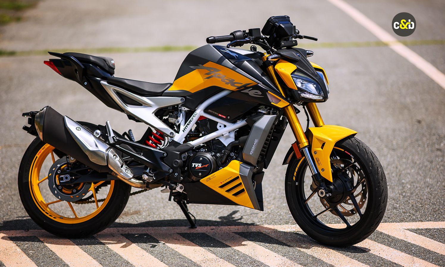 Tvs apache deals new bike