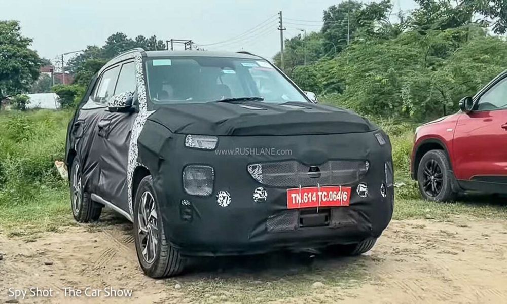 Upcoming 2024 Hyundai Creta Facelift Spied