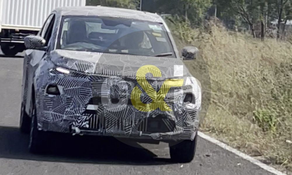 Tata Curvv Test Mule Spotted