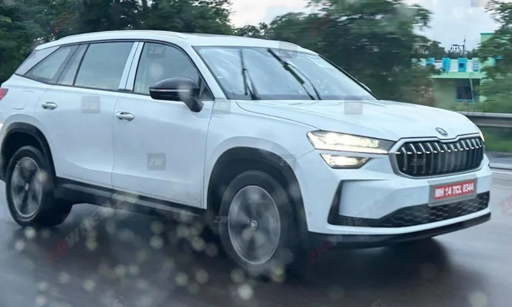 Next-Generation Skoda Kodiaq Spotted Testing In India