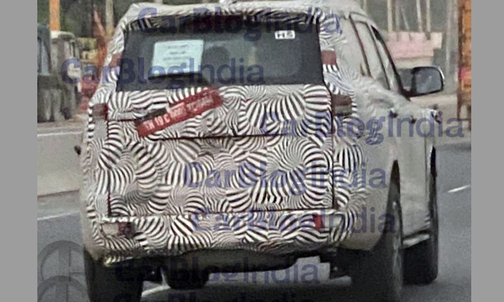 Mahindra Scorpio N facelift spied 1