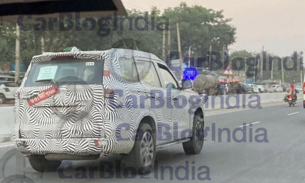 Mahindra Scorpio N facelift spied