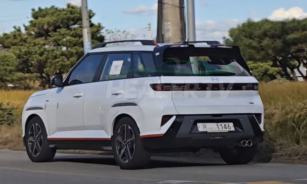 Hyundai Venue N Line spied 2