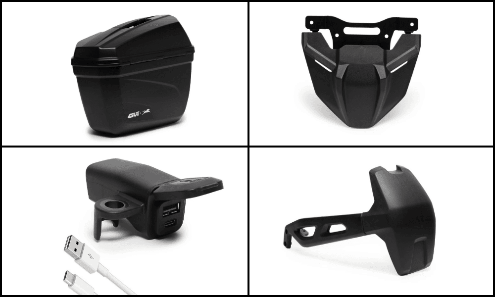 TVS Apache RTX Accessories Listed Prices Details