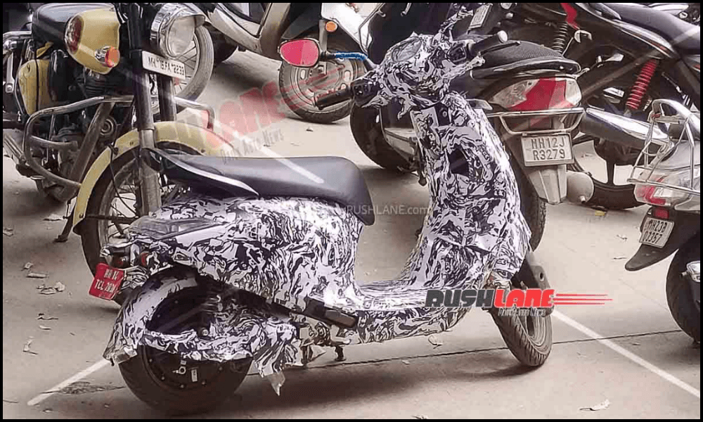 New Bajaj Chetak Spied With Hub Motor
