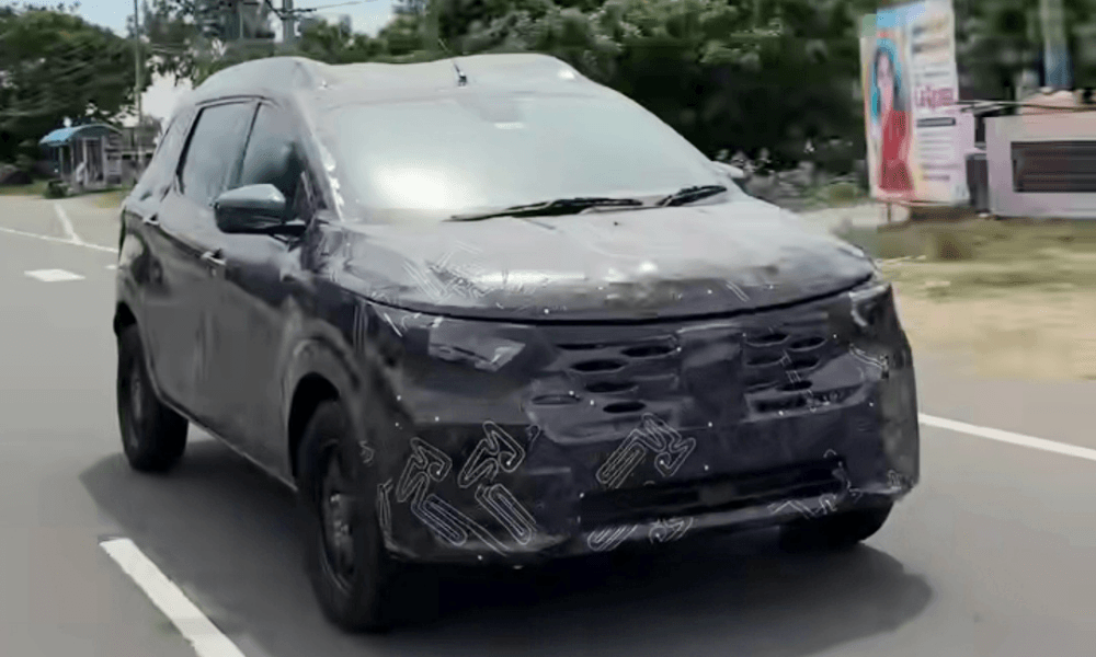 upcoming nissan mpv spied testing in india