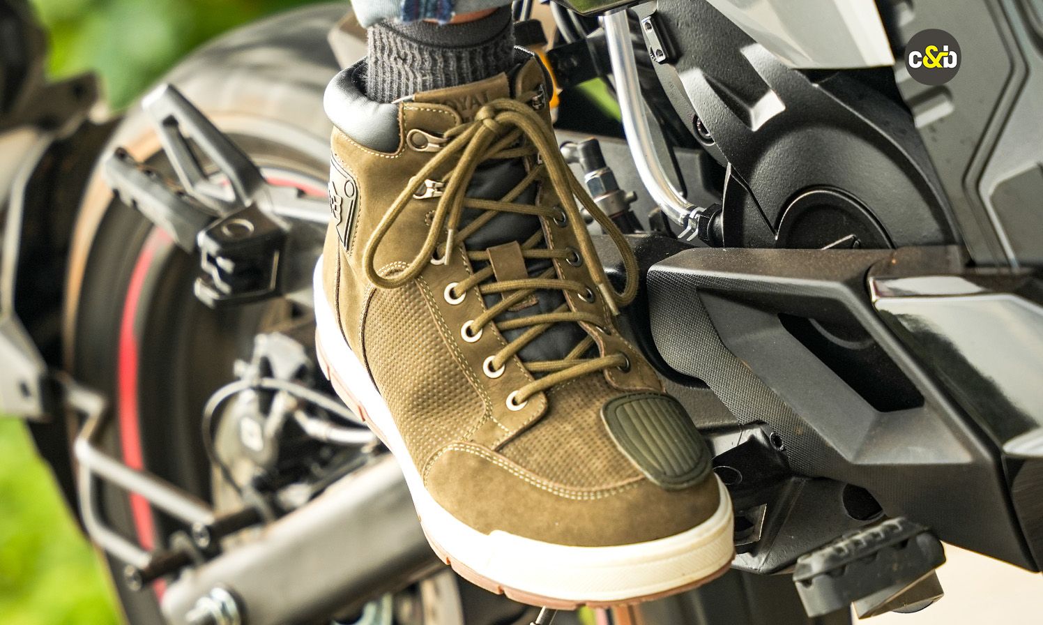 Royal Enfield Nomad WP Mid Ankle Boots m13