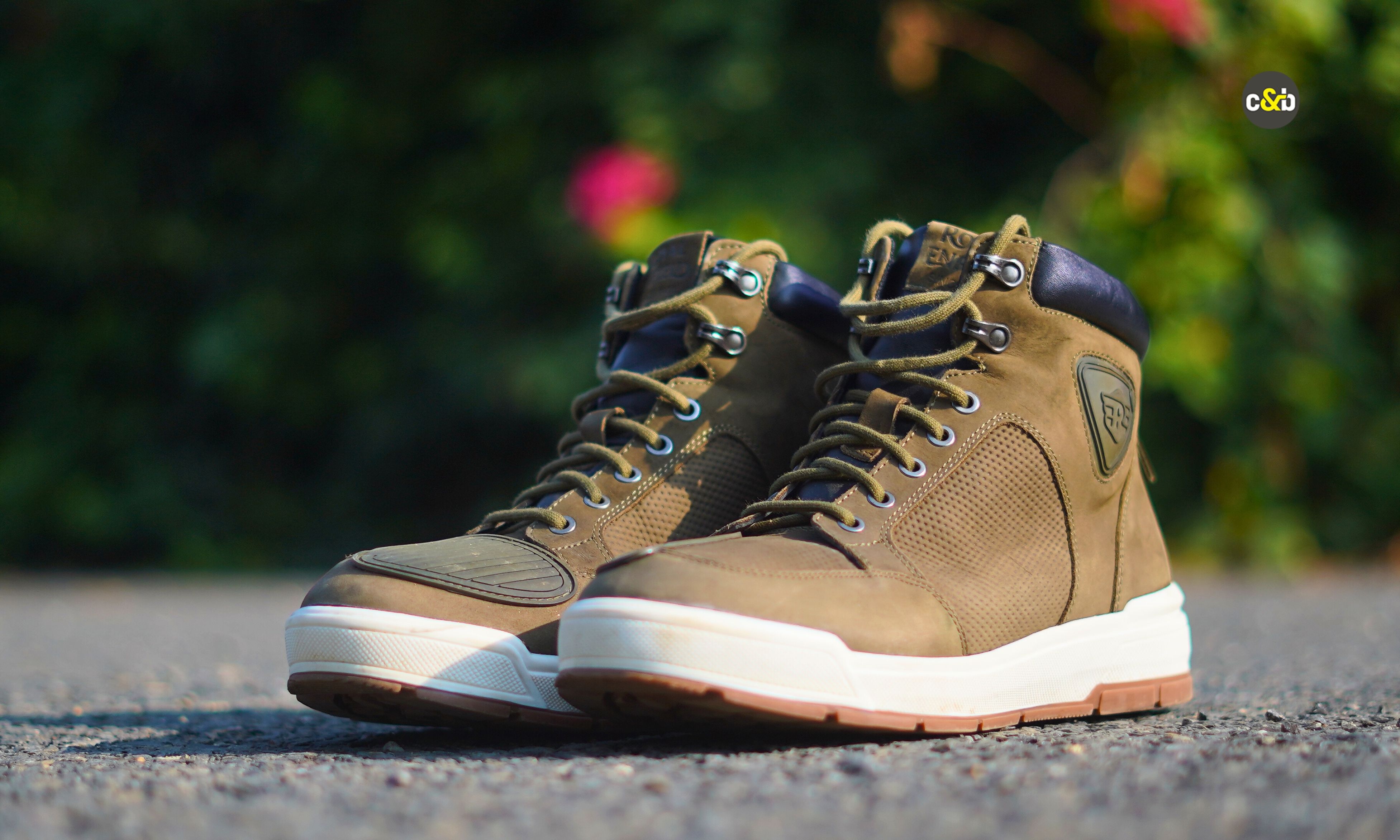 Royal Enfield Nomad WP Mid Ankle Boots m1