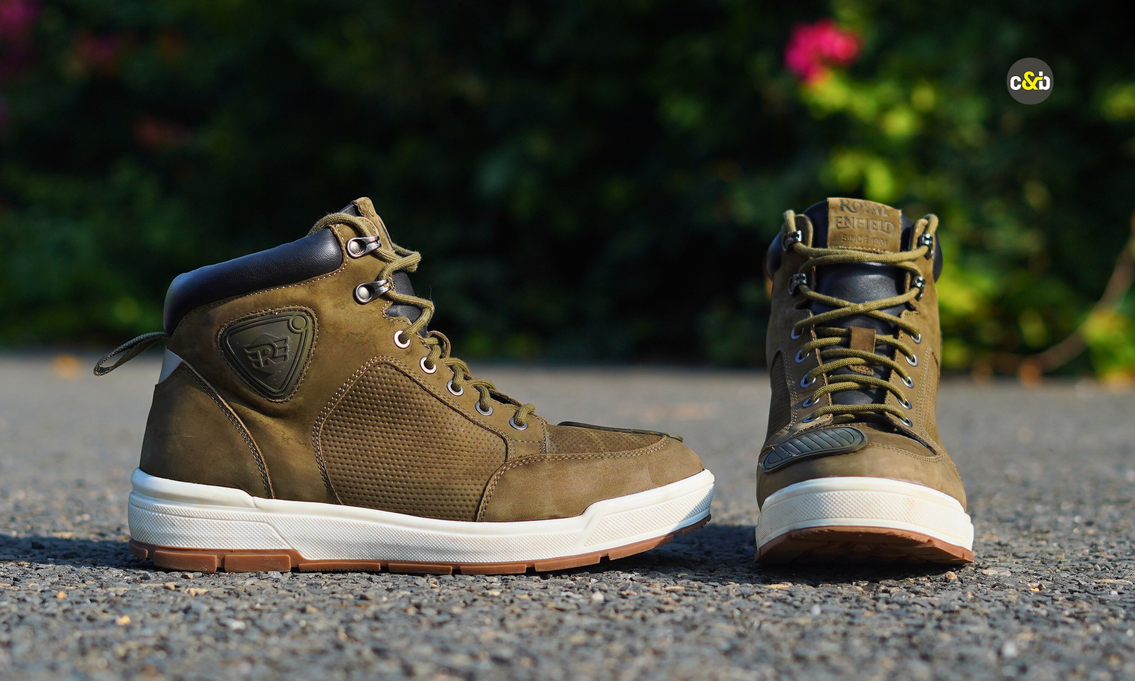 Royal Enfield Nomad WP Mid Ankle Boots m3