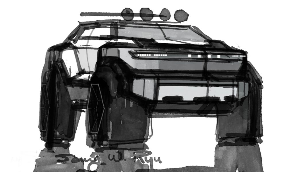Hyundai Crater concept design sketch 3