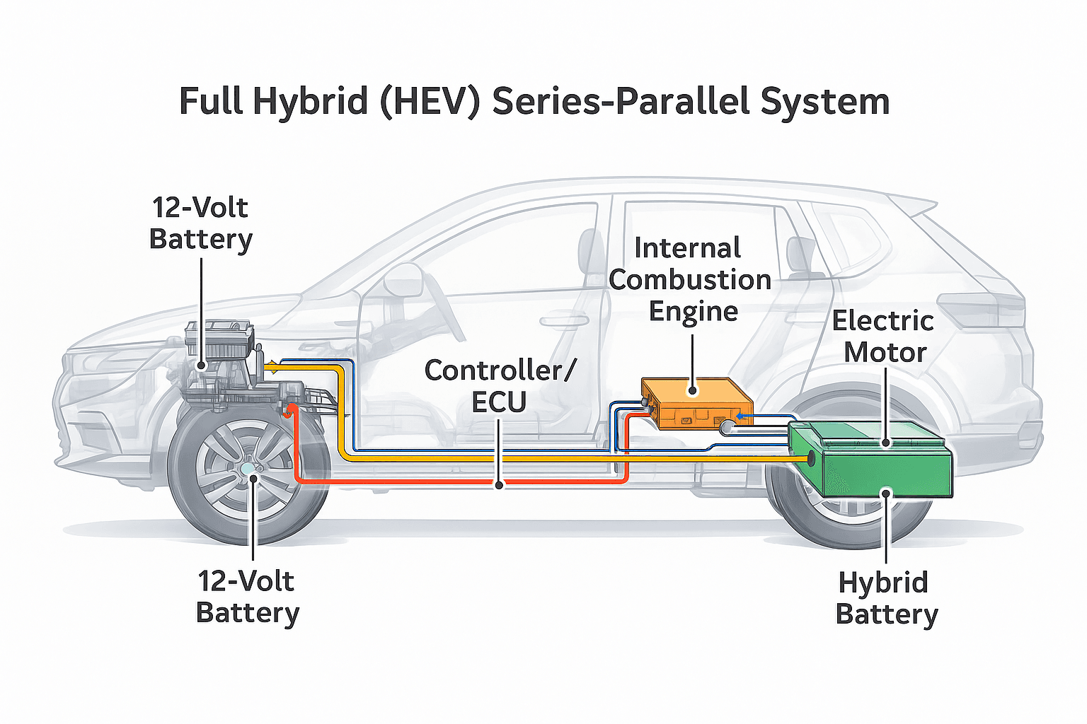 Types of hybrid vehicles 1