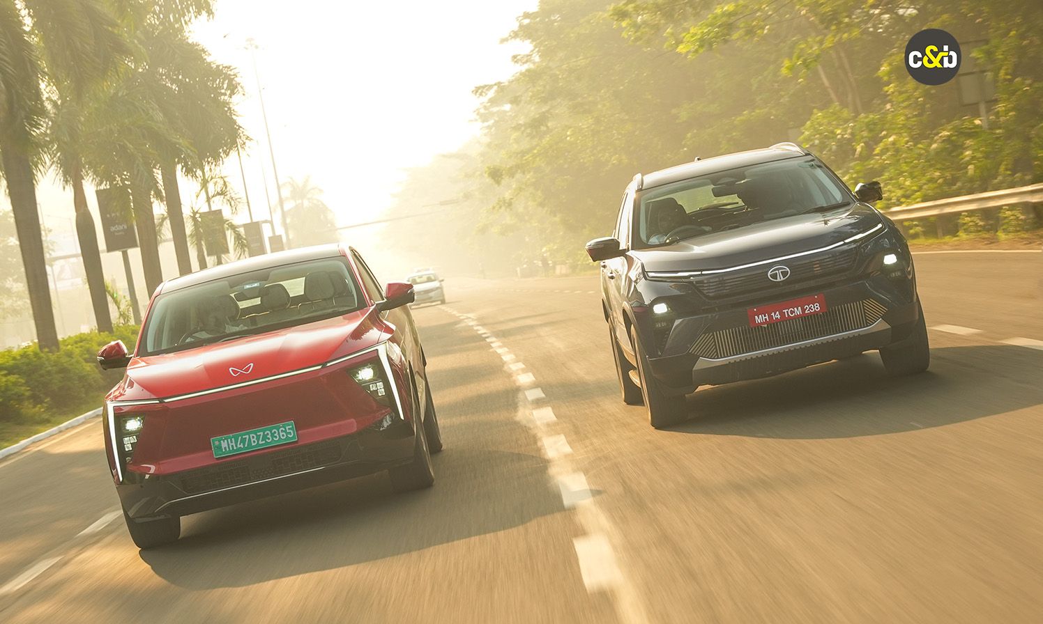 Tata Herrier ev and Mahindra XEV 9 E 8