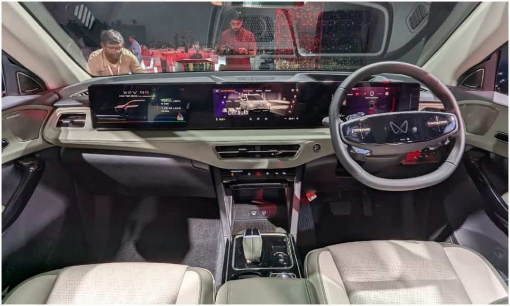mahindra xev 9s interior dashboard