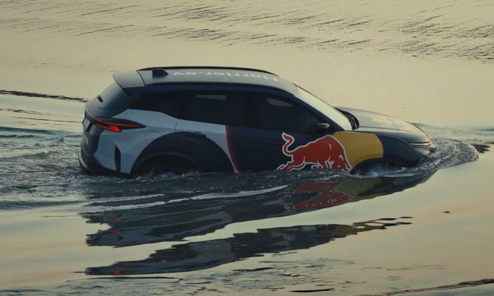Tata Harrier Beas fording by Red Bull 1