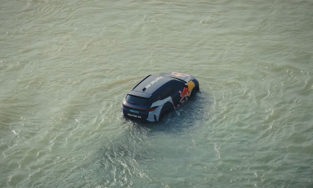 Tata Harrier Beas fording by Red Bull 3