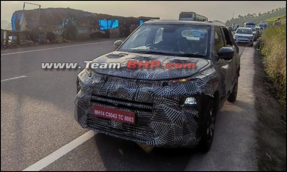 Tata Punch CNG facelift spied 1