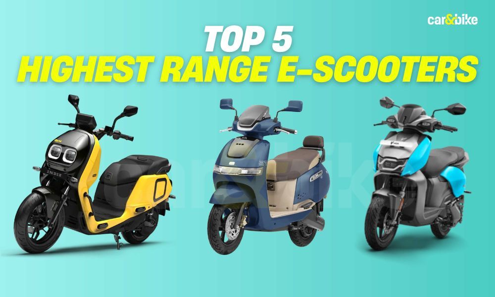 Top 5 Electric Scooters With The Highest Range You Can Buy In India