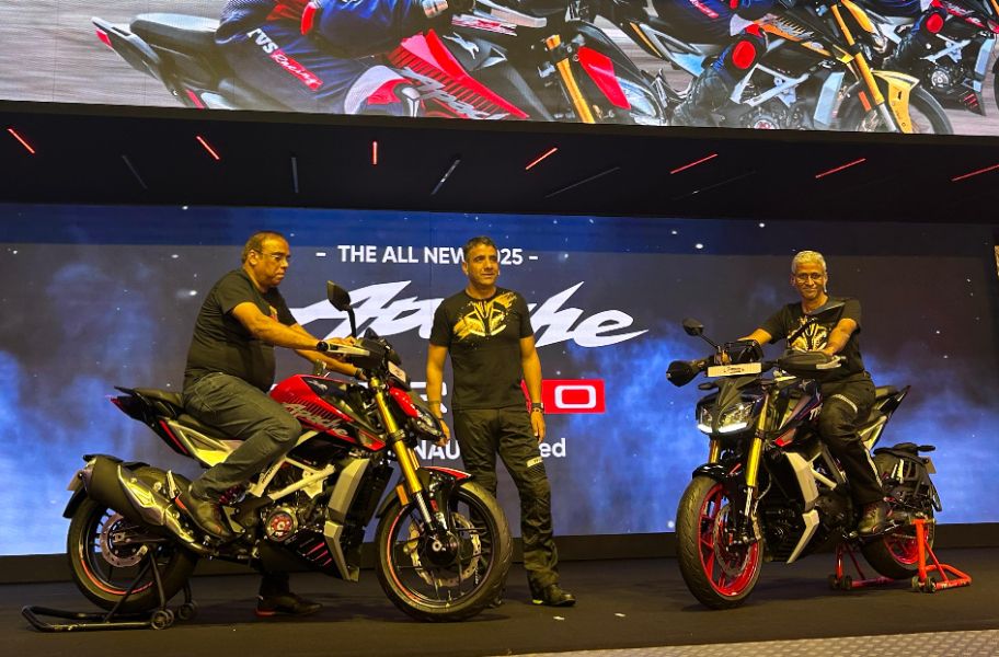 Updated TVS Apache RTR 310 Launched In India At Rs 2 40 Lakh Gets Drag Torque Control Launch Control