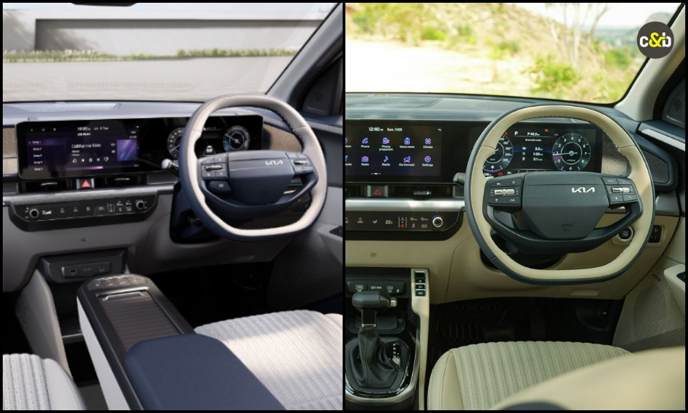 kia carens clavis ev vs carens clavis differences explained