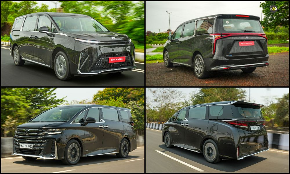 MG M9 vs Toyota Vellfire Spec features prices compared 2