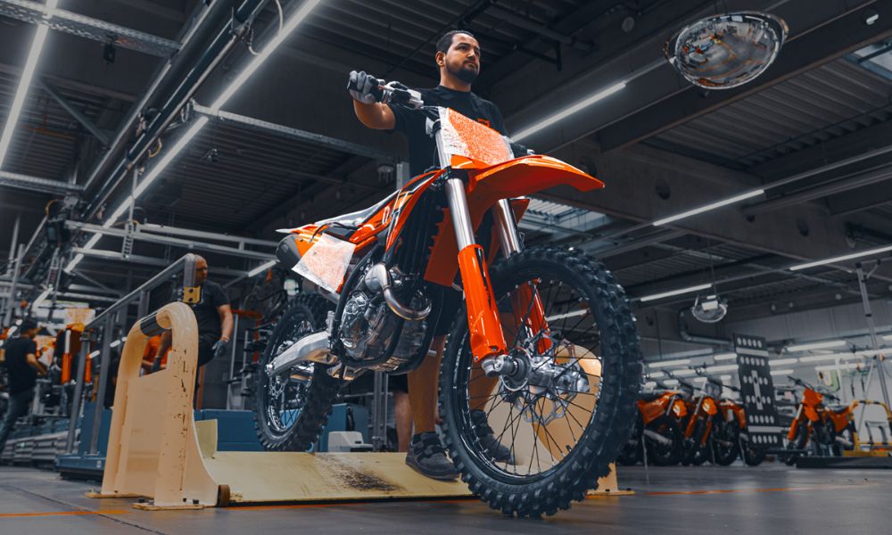KTM Resumes Motorcycle Production At Mattighofen