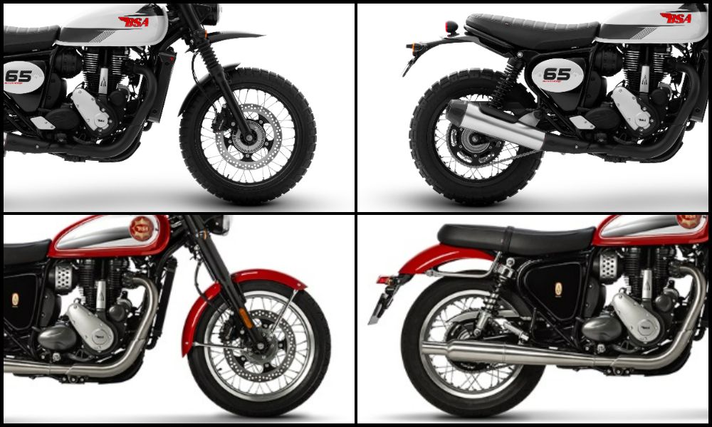 BSA Scrambler 650 Vs Gold Star 650 1
