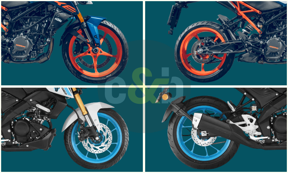 ktm 160 duke vs yamaha mt 15 specifications features prices compared 3