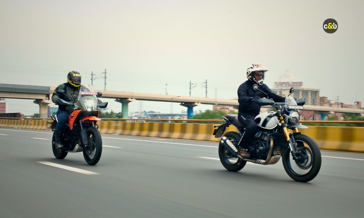 2025 KTM 390 Adventure X Vs Triumph scrambler 400 X m29
