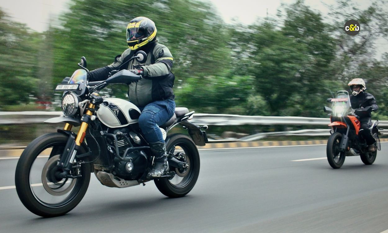 2025 KTM 390 Adventure X Vs Triumph scrambler 400 X m33