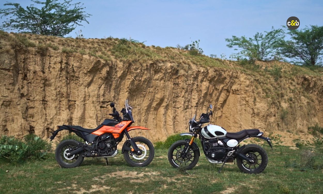 2025 KTM 390 Adventure X Vs Triumph scrambler 400 X m3