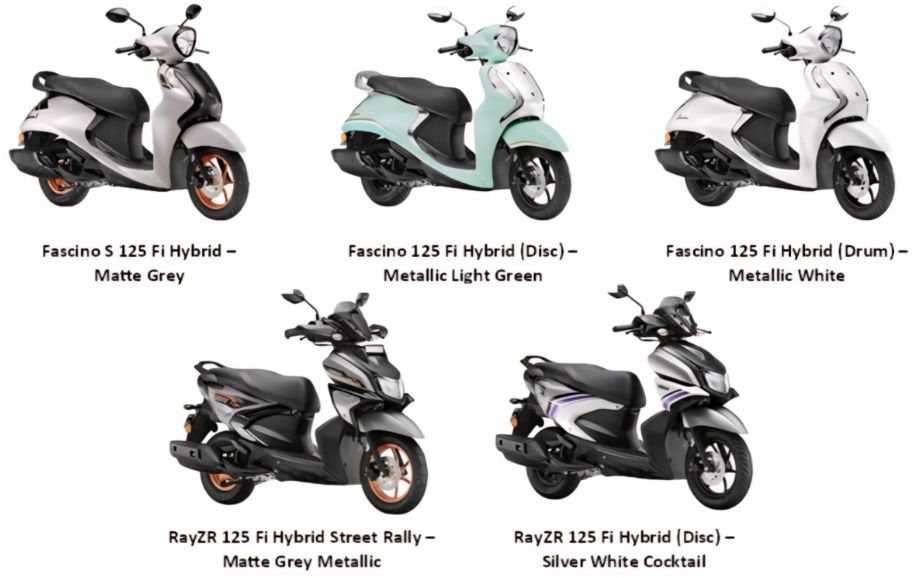 2025 Yamaha Ray ZR 125 Hybrid Fascino 125 Hybrid Launched In India 1