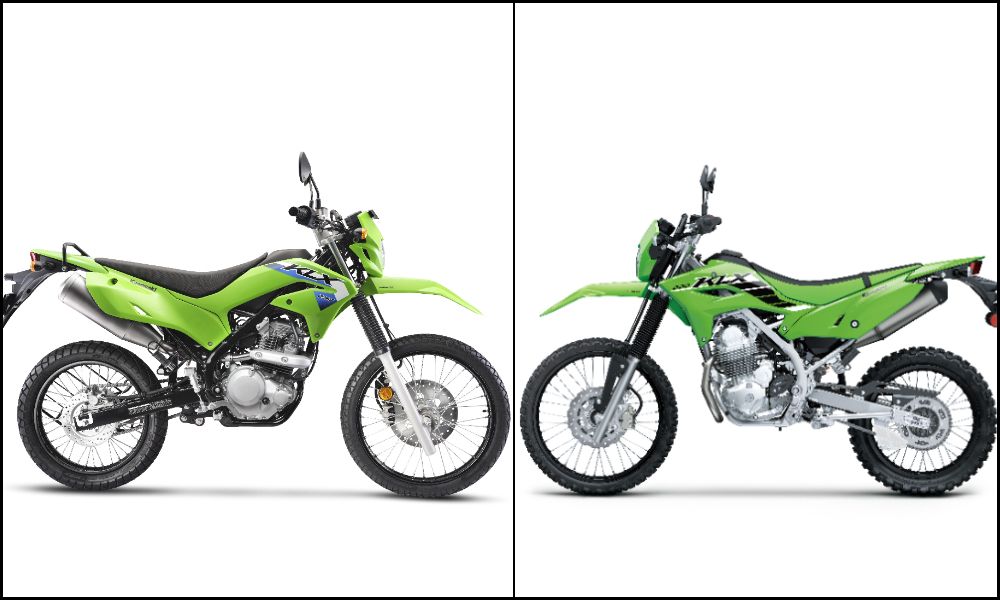 India Made Kawasaki KLX 230 Vs CKD Model edited carandbike 2