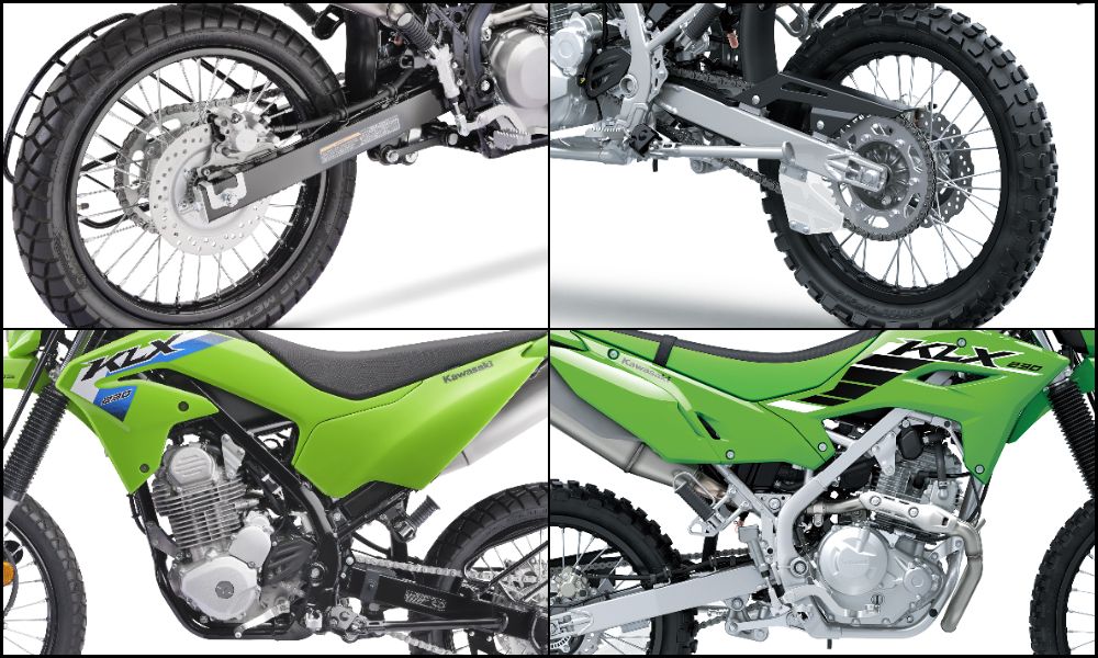 India Made Kawasaki KLX 230 Vs CKD Model edited carandbike 3