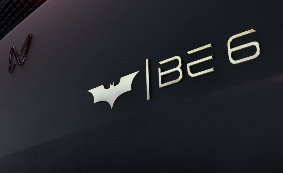 BE 6 The Dark Knight limited edition rear badging signifying its place in a 300 unit global series980 px X 600 F
