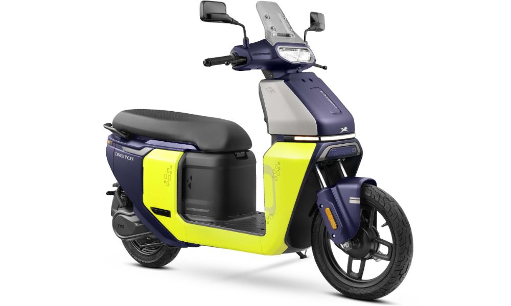 TVS Orbiter electric scooter launched at rs 1 lakh gets cruise control 14 inch front wheel 158 km idc range carandbike 2