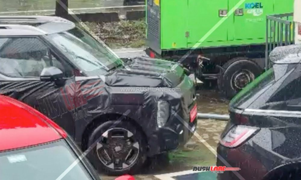 Kia Syros EV Spied In India 2