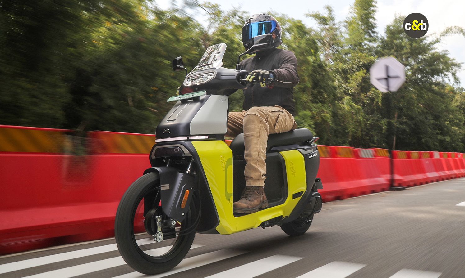 TVS Orbiter EV review ride carandbike 7