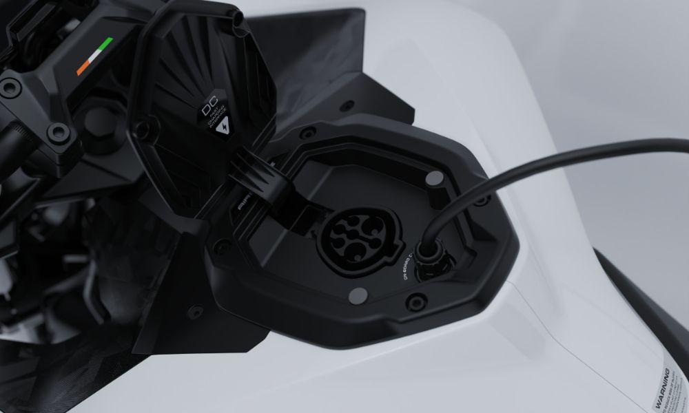 ultraviolette x47 onboard charger carandbike 1