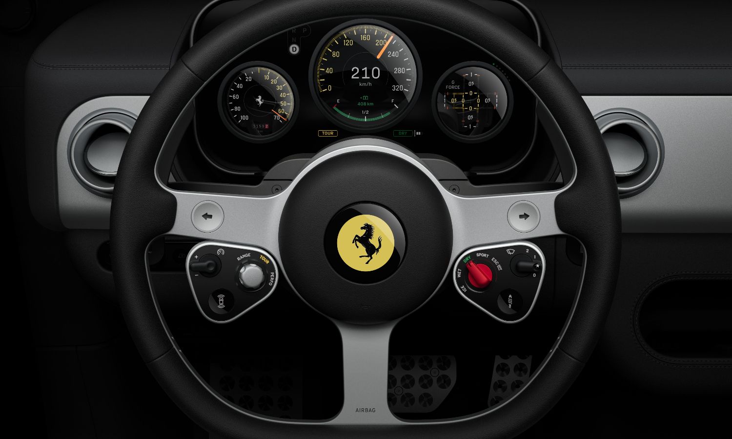Ferrari Luce interior 4