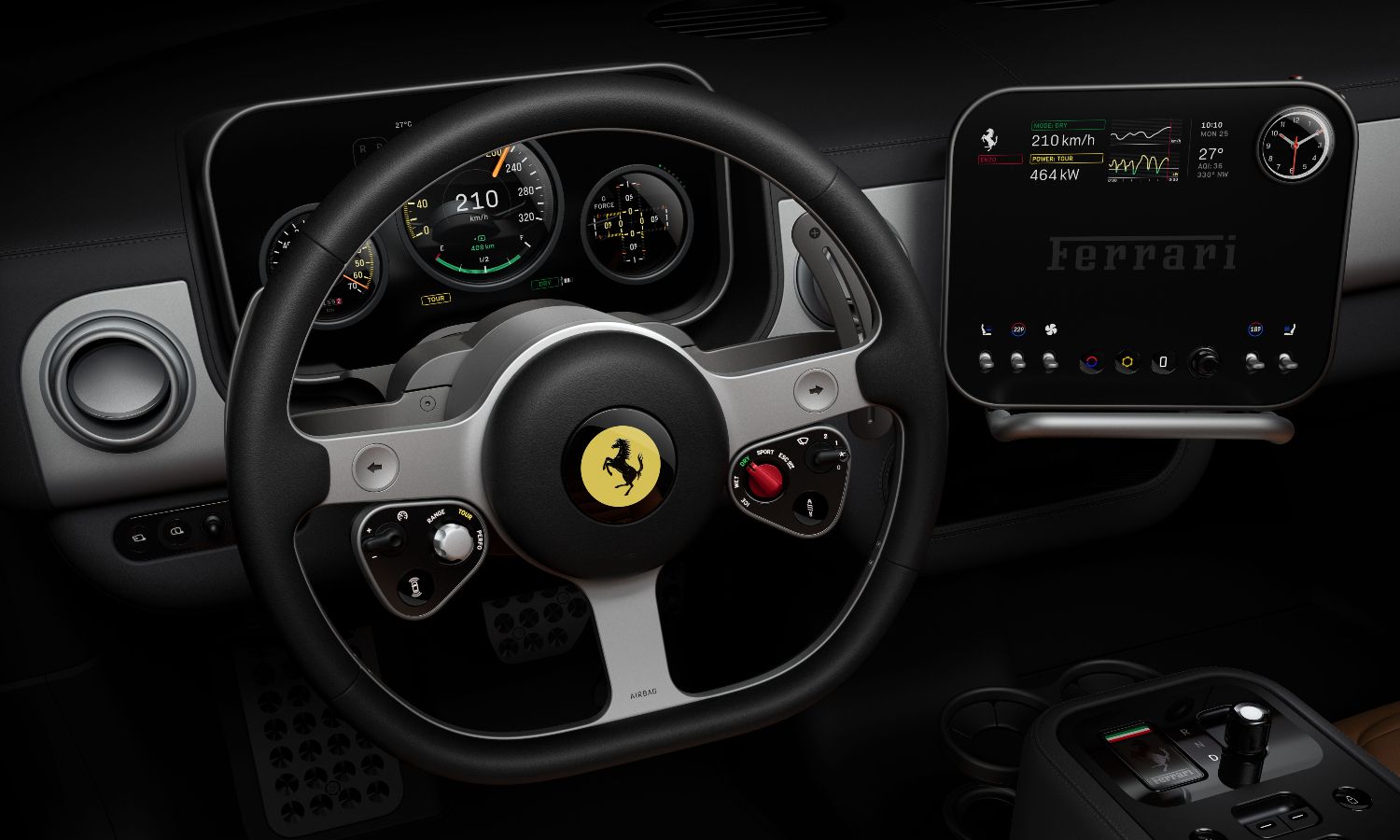 Ferrari’s First EV Named Luce; Retro-Style Interior Revealed