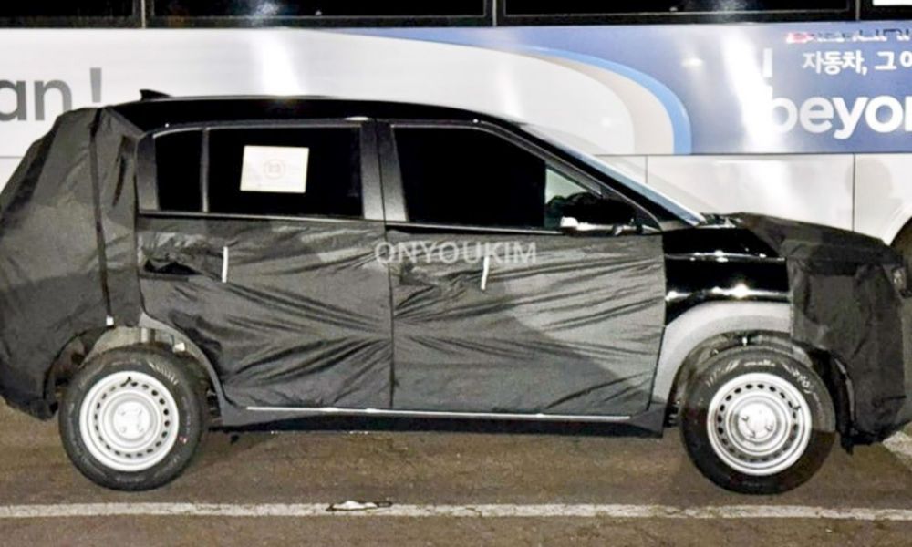 Hyundai Exter Facelift Spied Testing 3