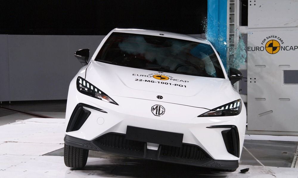 MG 4 Electric Awarded Five Star Euro NCAP Crash Safety Rating