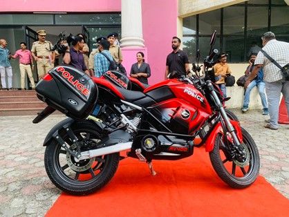 Kochi Police Department Inducts Revolt RV400 Motorcycles Into Fleet