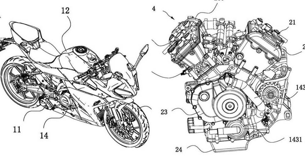 CFMoto Building Superbike With V4 Engine