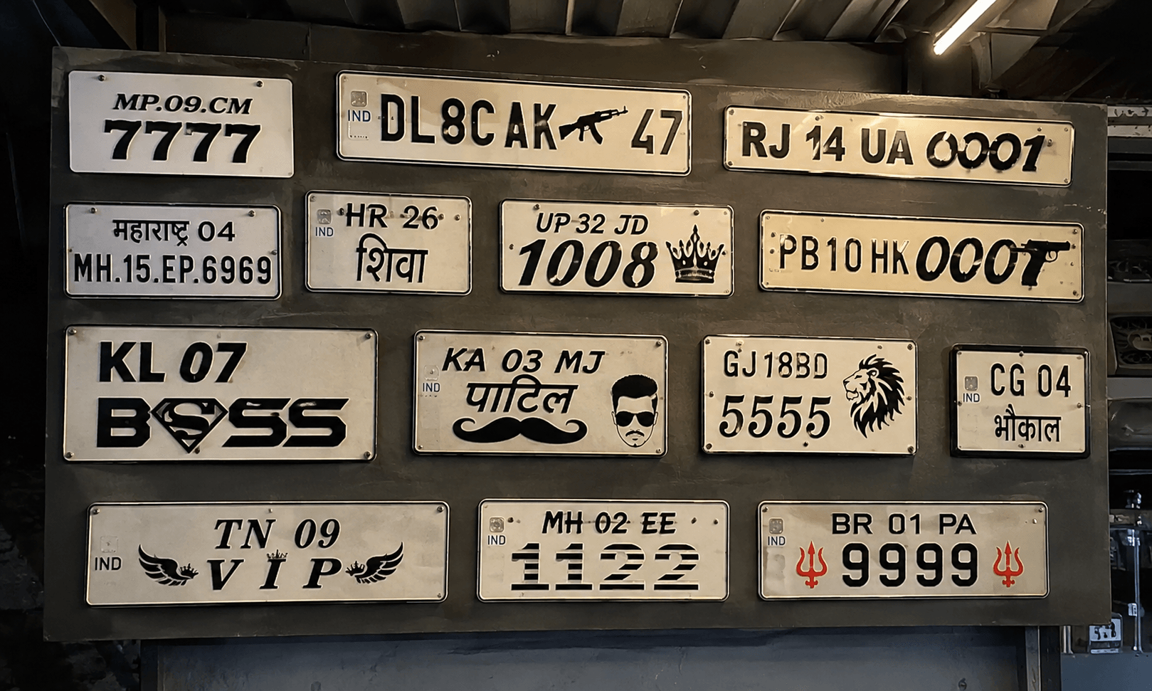 fancy number plates fines in india carandbike 2