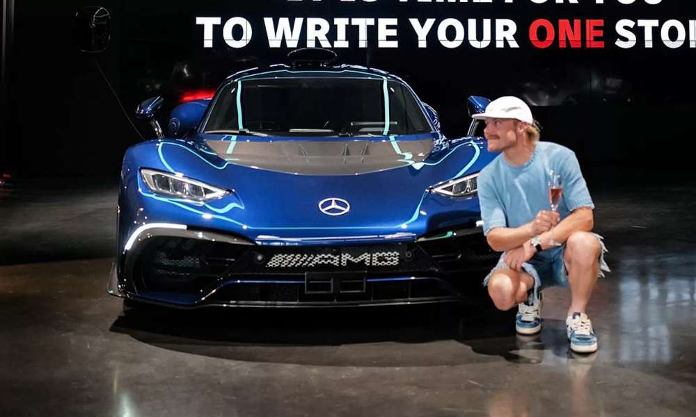 Valtteri Bottas Takes Delivery of His Mercedes-AMG One Hypercar
